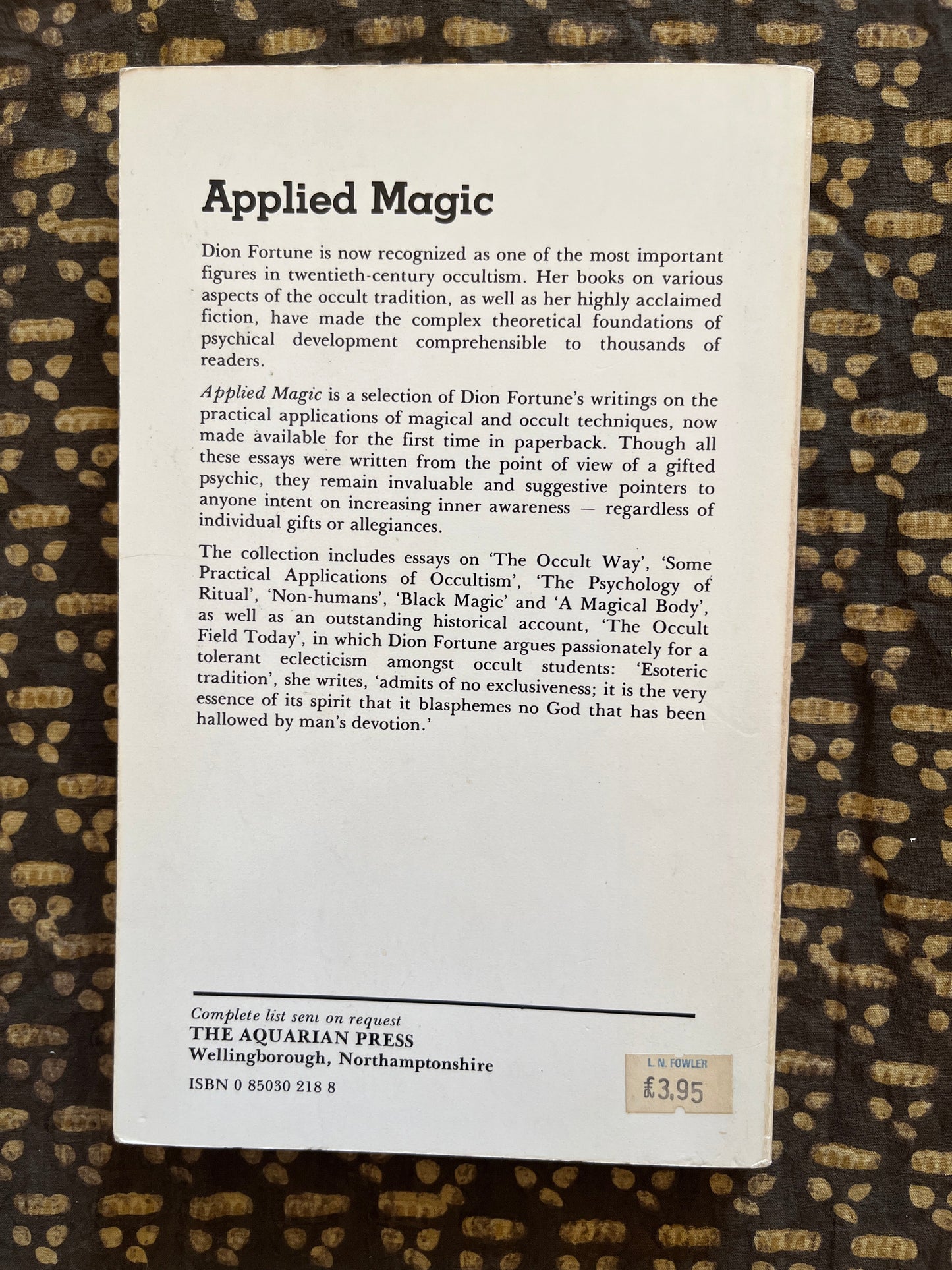 Applied Magic - Dion Fortune