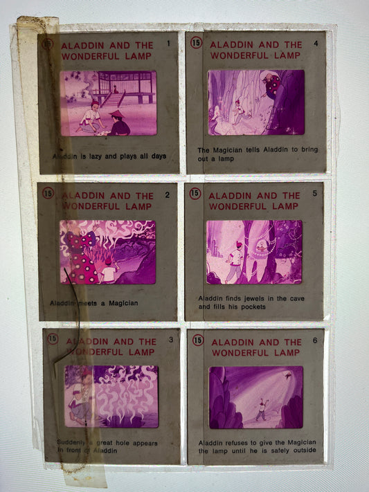 Aladdin and the Wonderful Lamp - 12 Colour Slides