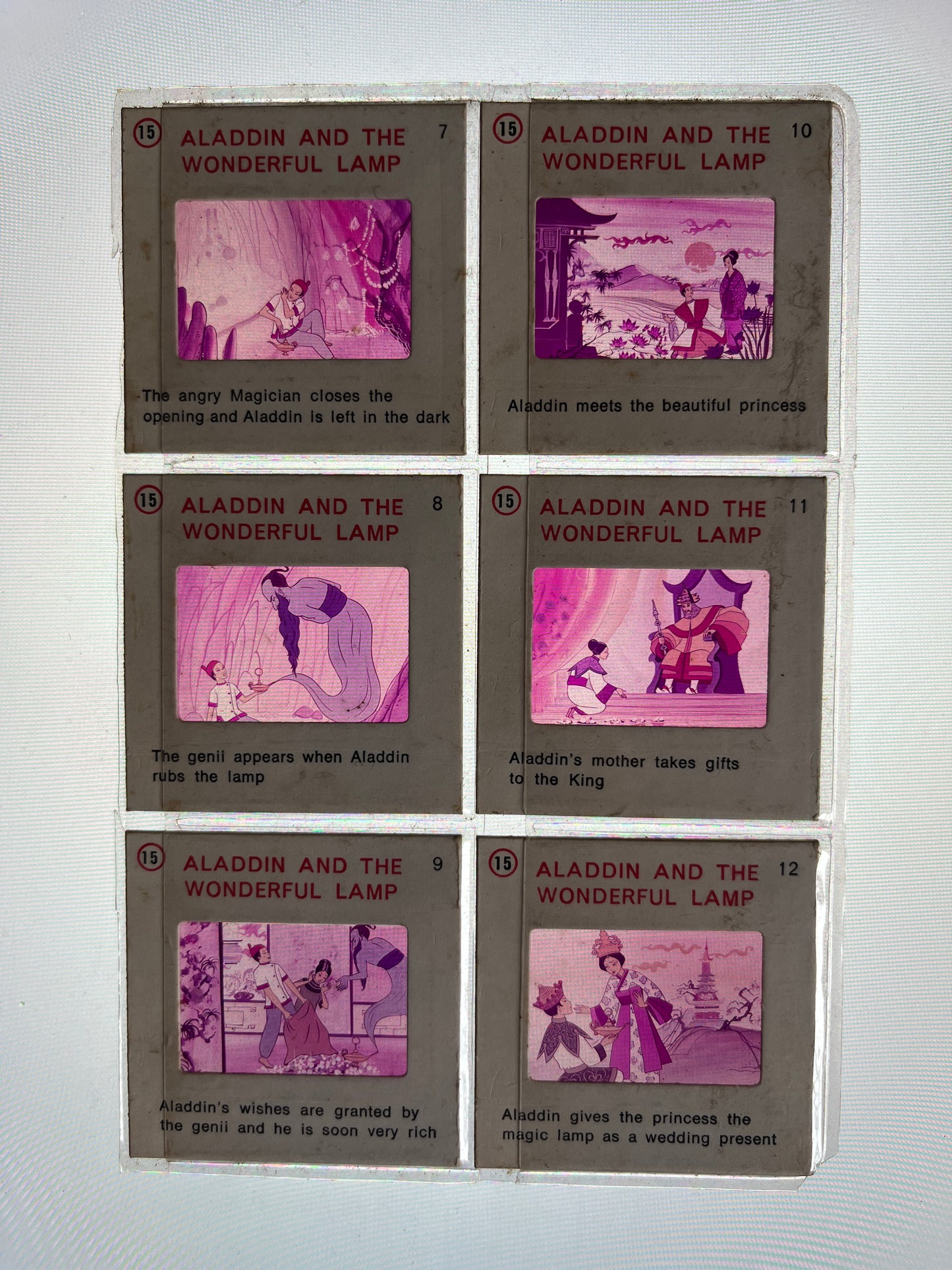Aladdin and the Wonderful Lamp - 12 Colour Slides