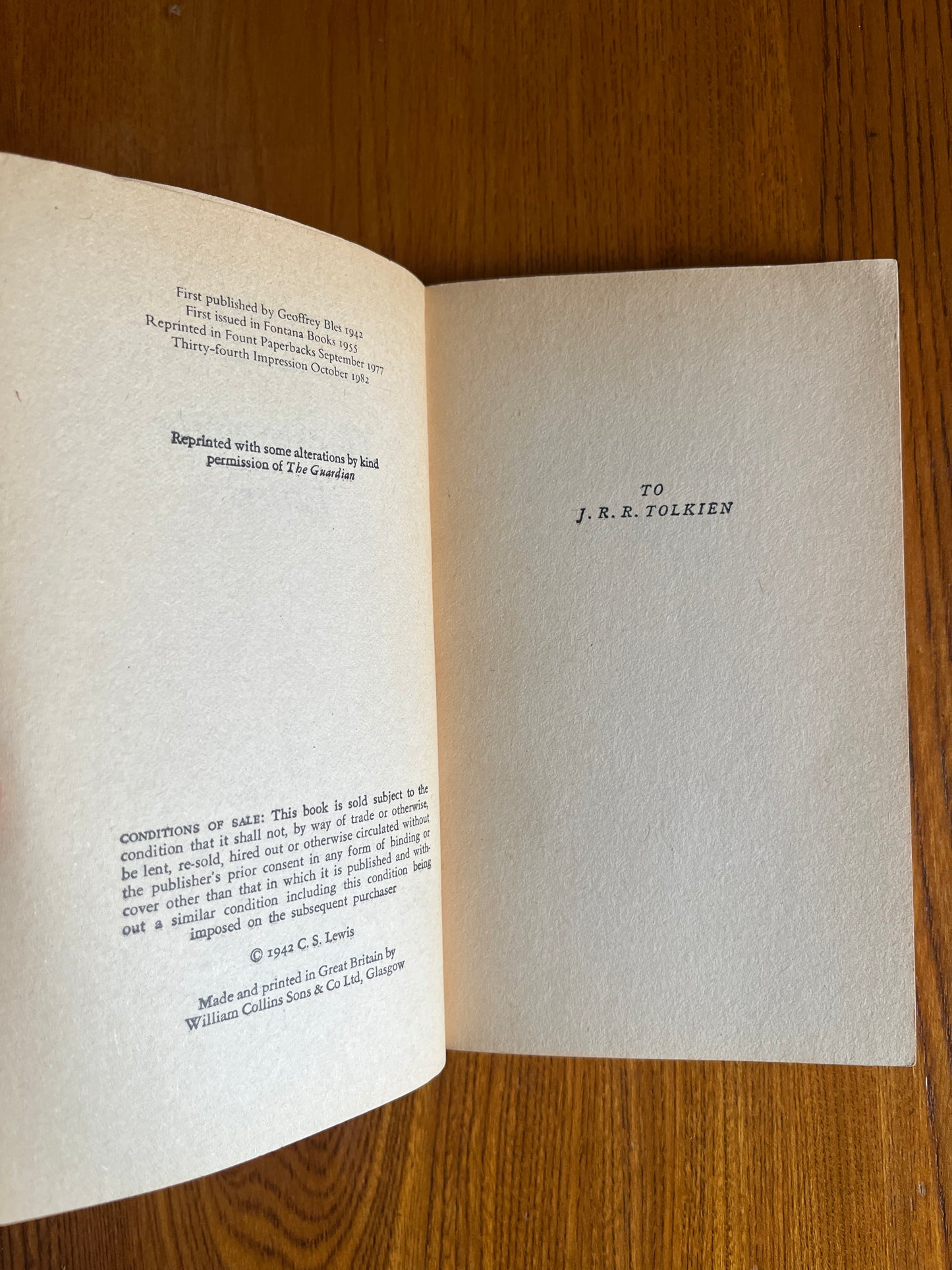 The Screwtape Letters - CS Lewis