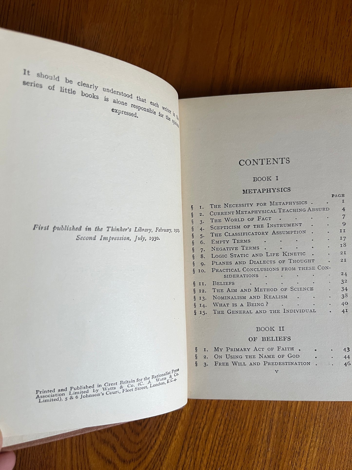 First and Last Things - HG Wells - 1930