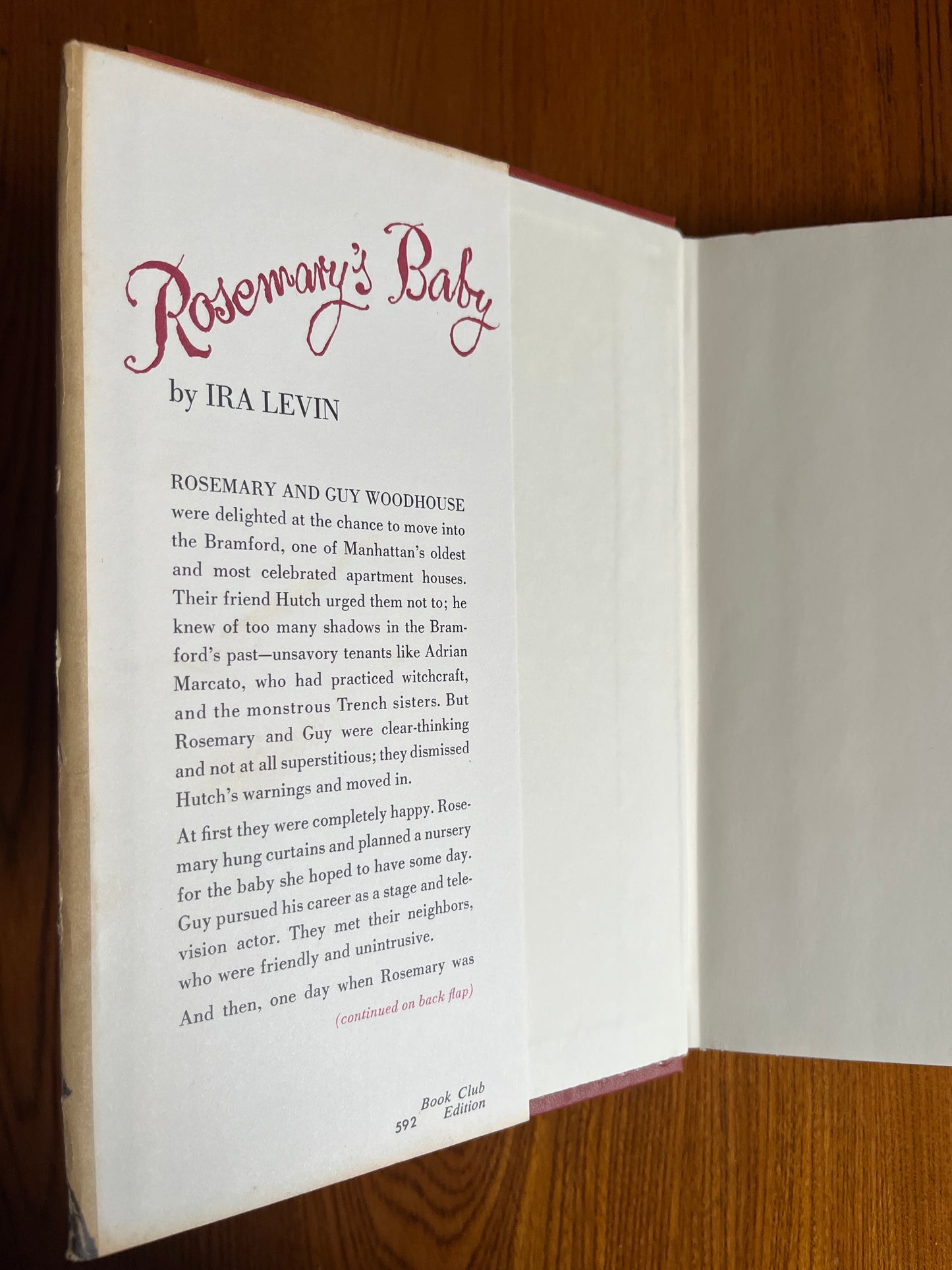 Rosemary's Baby - Ira Levin - 1967