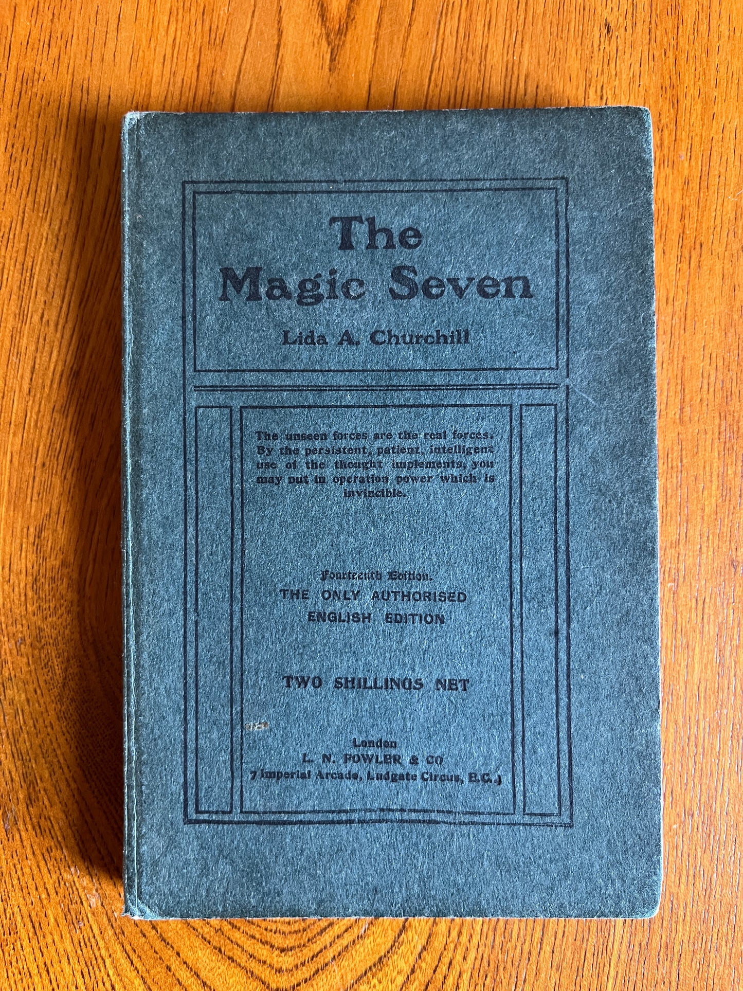 The Magic Seven - Lida A. Churchill