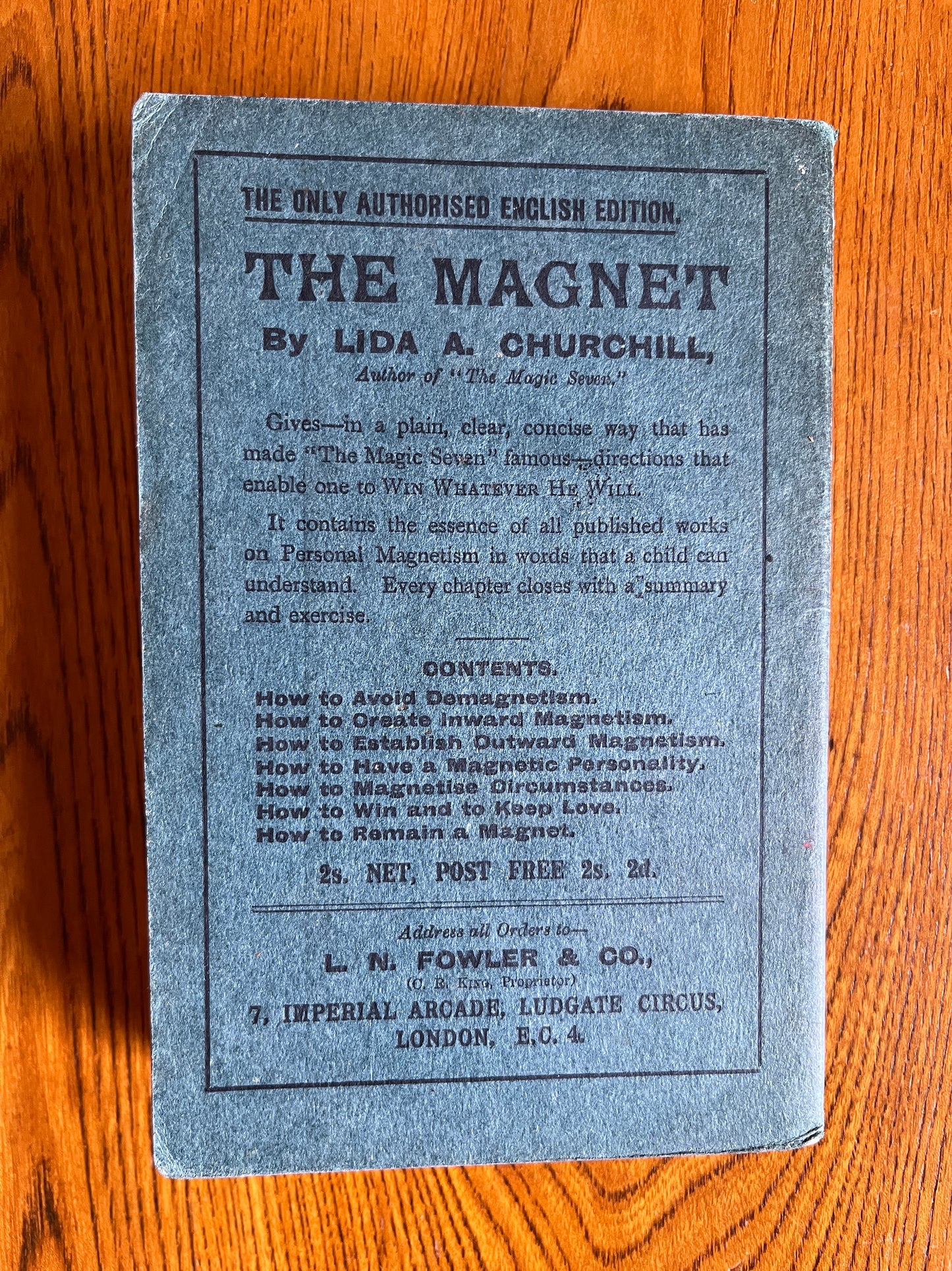 The Magic Seven - Lida A. Churchill