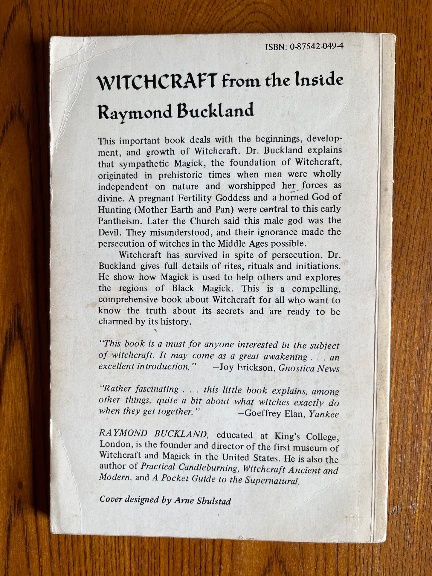 Witchcraft from the Inside - Raymond Buckland