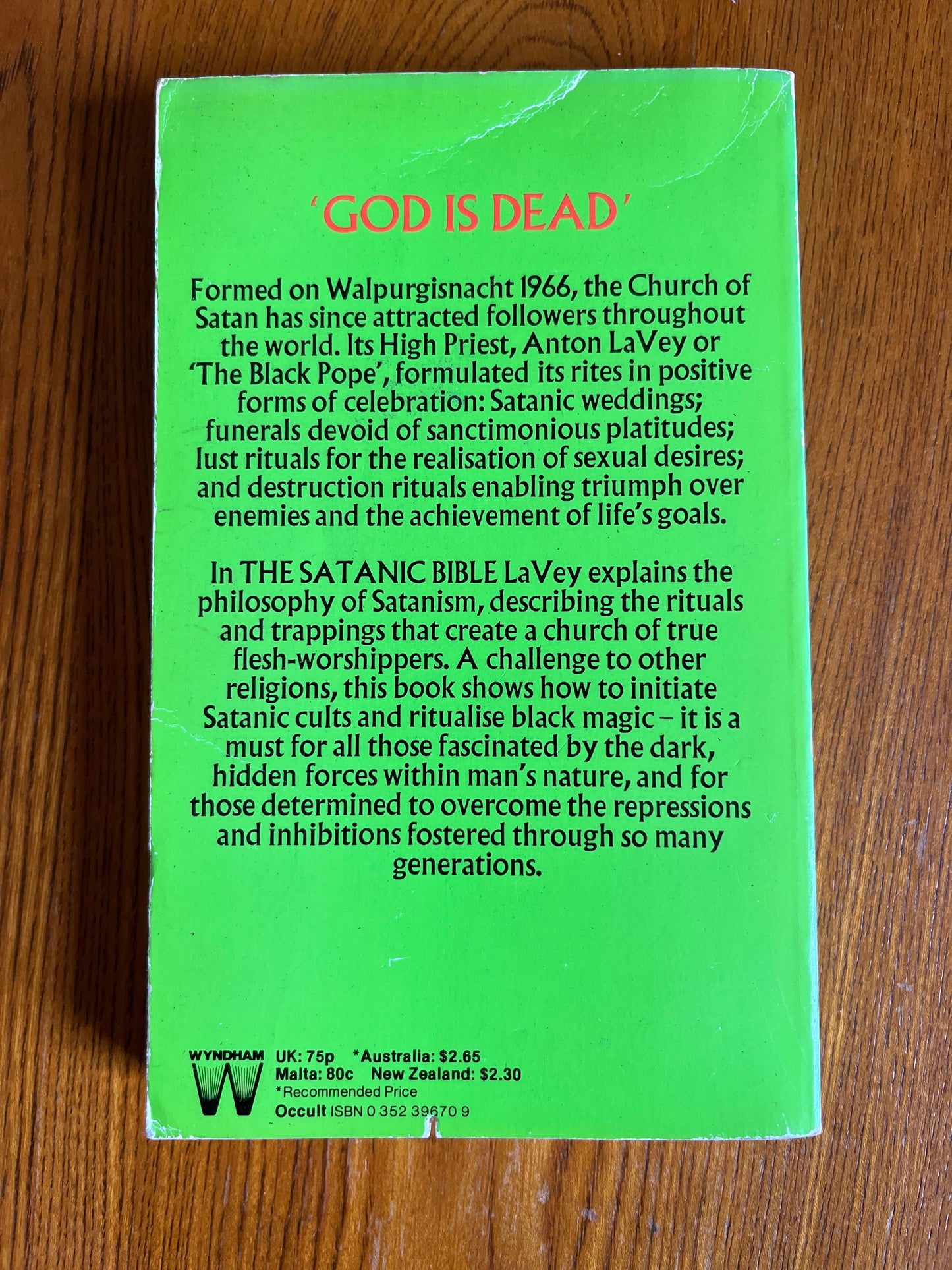 The Satanic Bible - Anton La Vey