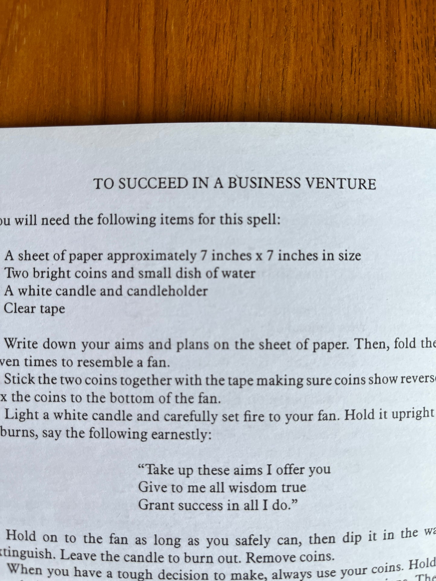 Authentic Spells for Beginners - Margaret Gumble (Finbarr First Edition)