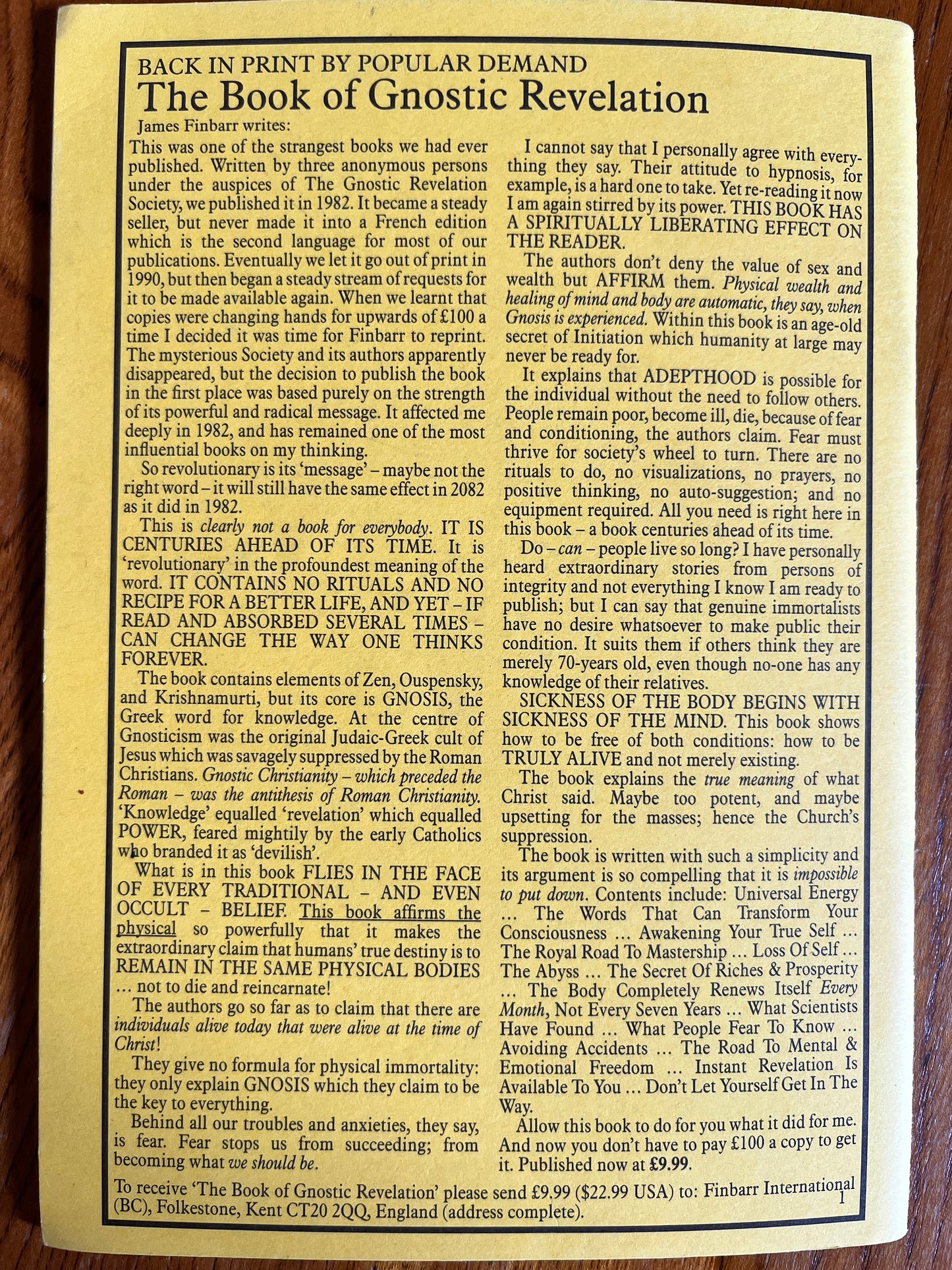A Wizard's Book of Spellbinding Magick & Mesmerism - Frank O'Malley