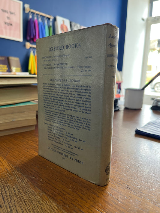 Aeschylus Agamemnon – ed by John Dewar Denniston