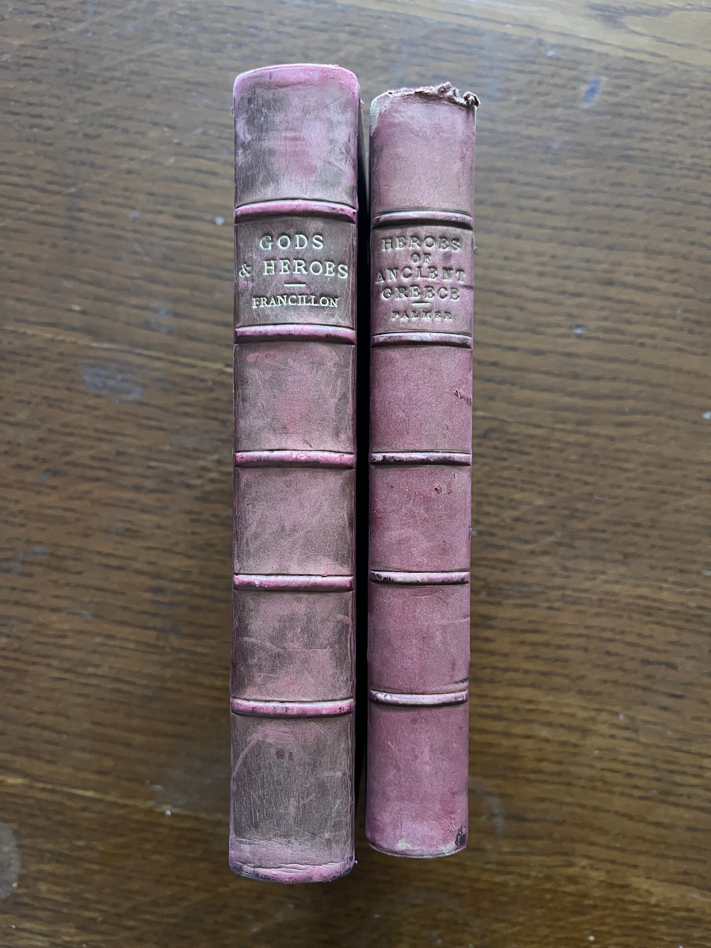 Gods and Heroes of Ancient Greece - Francillon & Palmer 2 deluxe-binding set (1888/92)