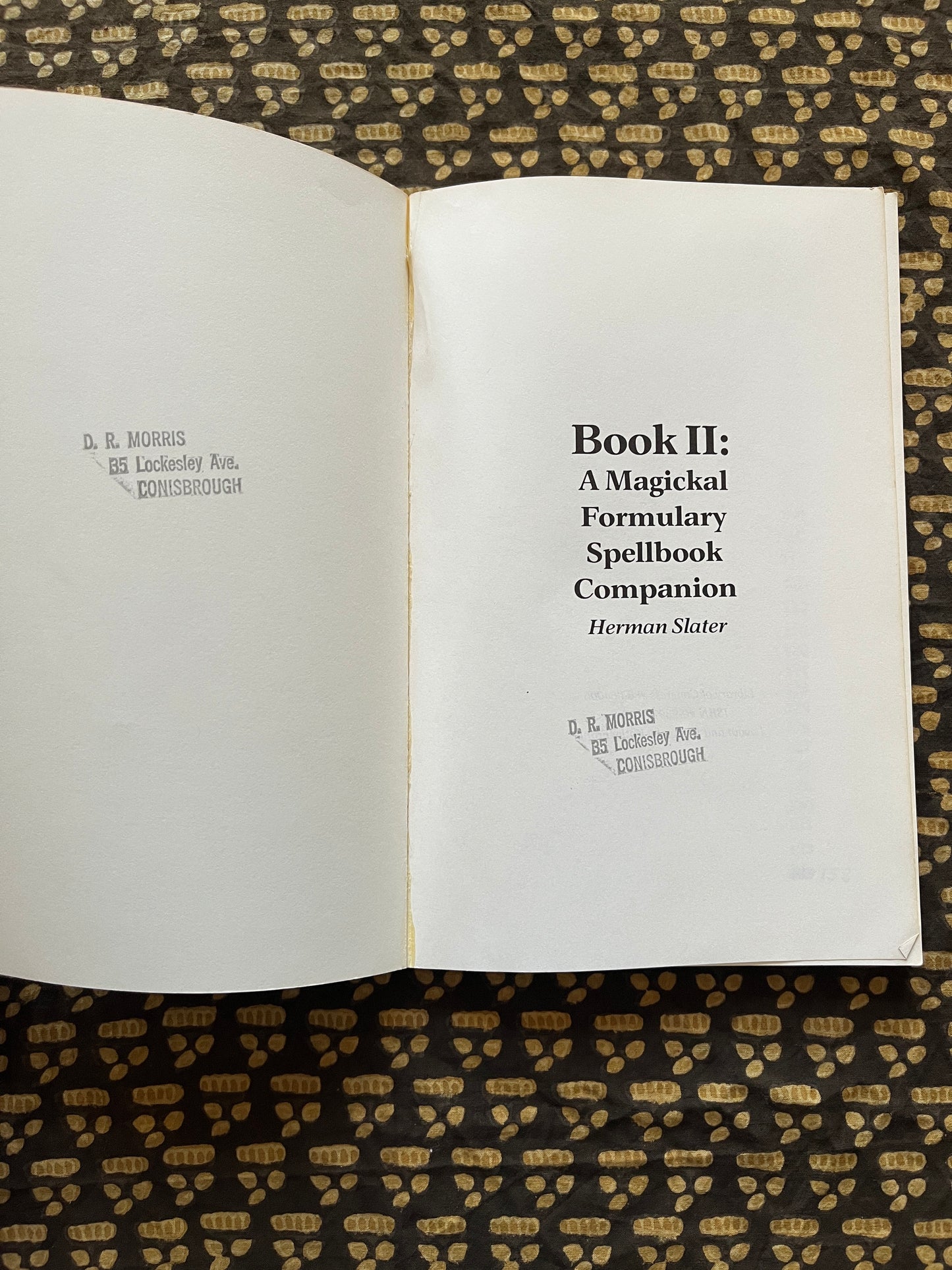 Magickal Formulary Spellbook Companion (Book II) - Herman Slater