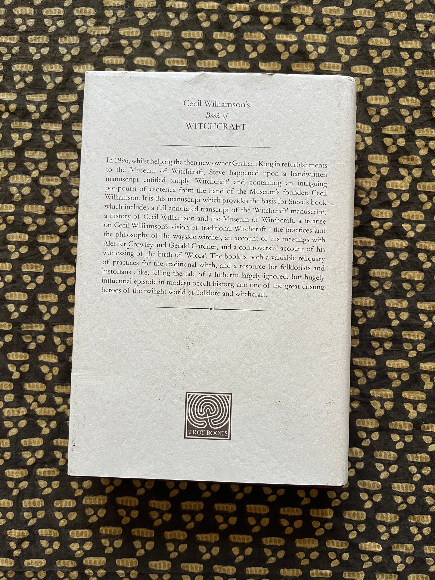 Cecil Williamson's Book of Witchcraft - Steve Patterson (SIGNED)