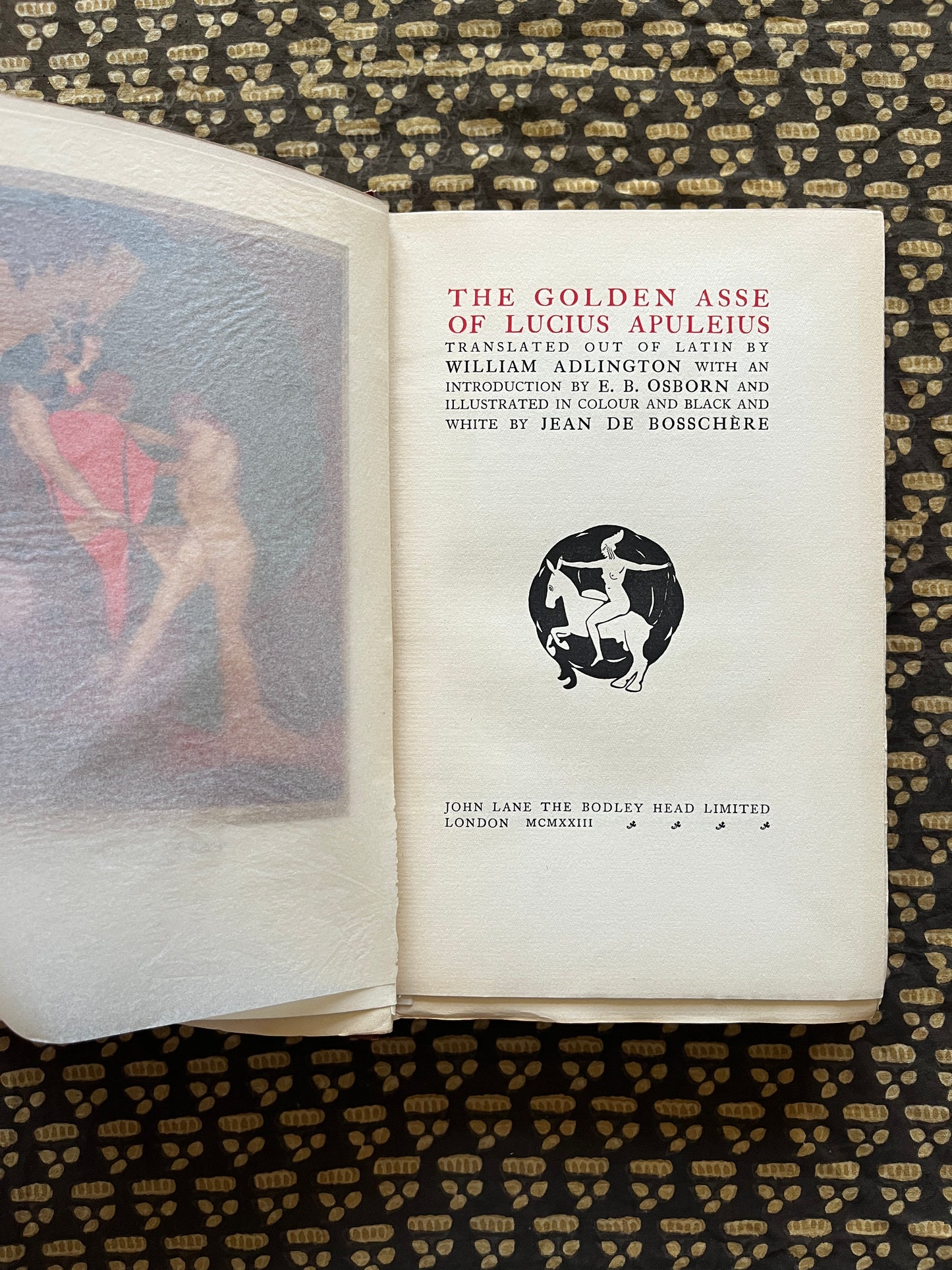 The Golden Asse of Lucius by Apuleius - trans. William Adlington