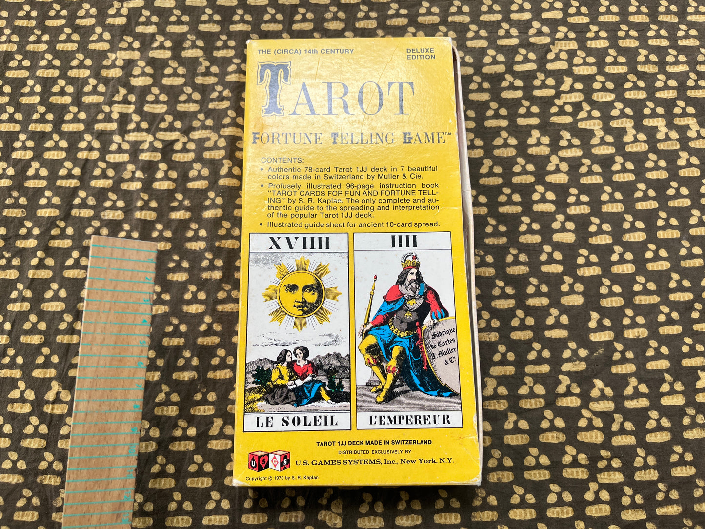 Tarot Fortune Telling Game Box Set - including deck, book and spread sheet