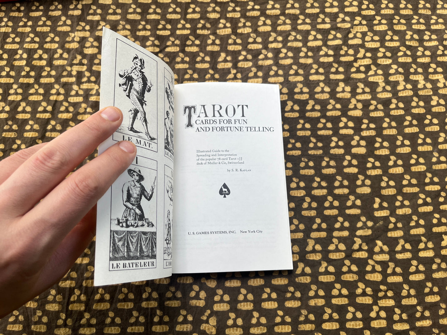 Tarot Fortune Telling Game Box Set - including deck, book and spread sheet