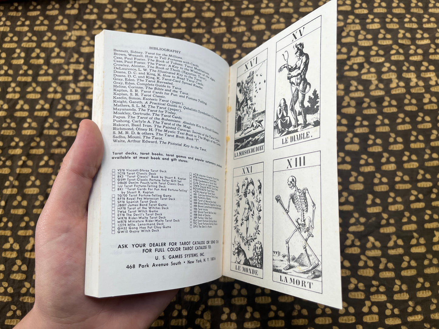 Tarot Fortune Telling Game Box Set - including deck, book and spread sheet