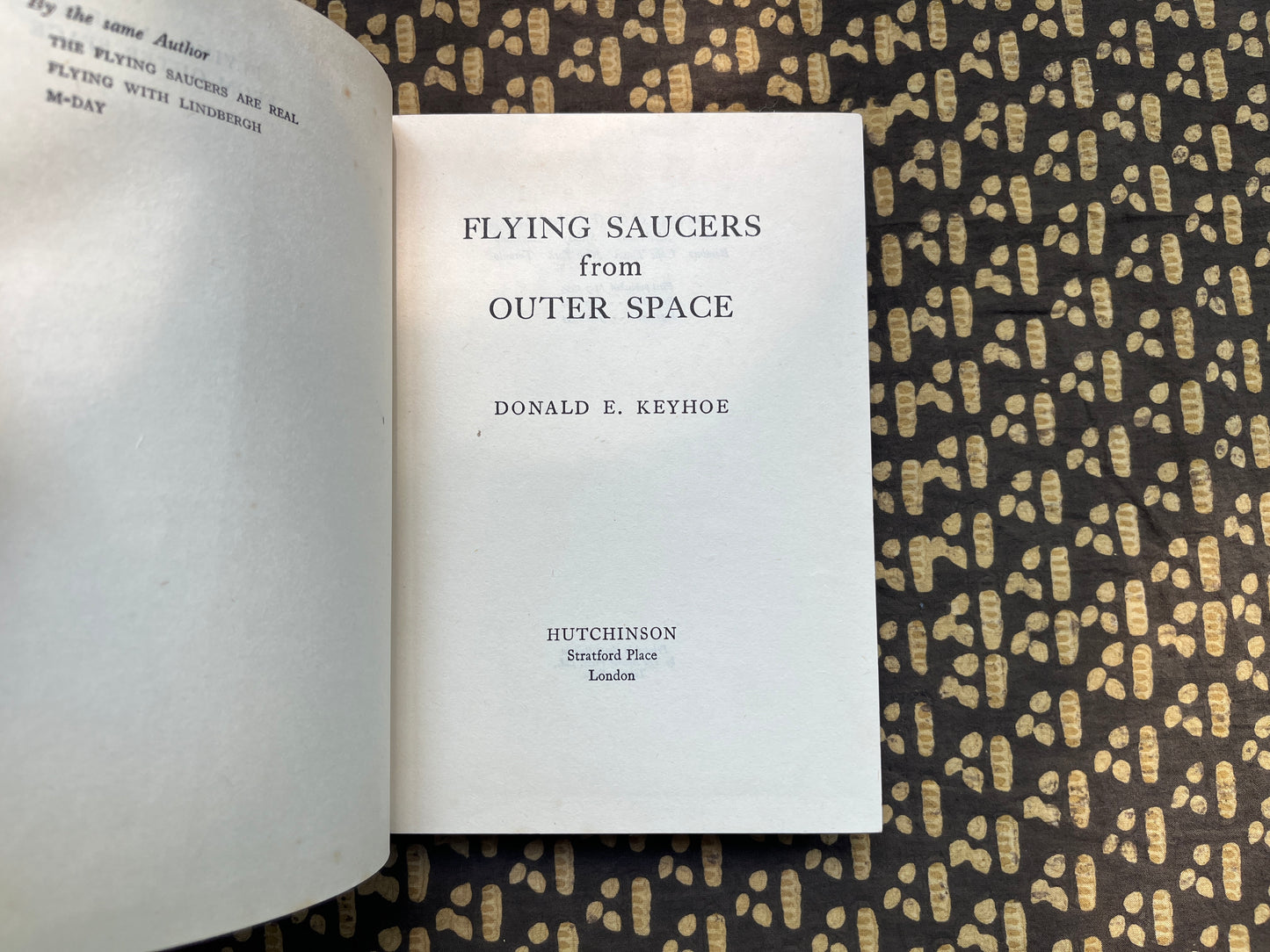 Flying Saucers from Outer Space - Donald E Keyhoe