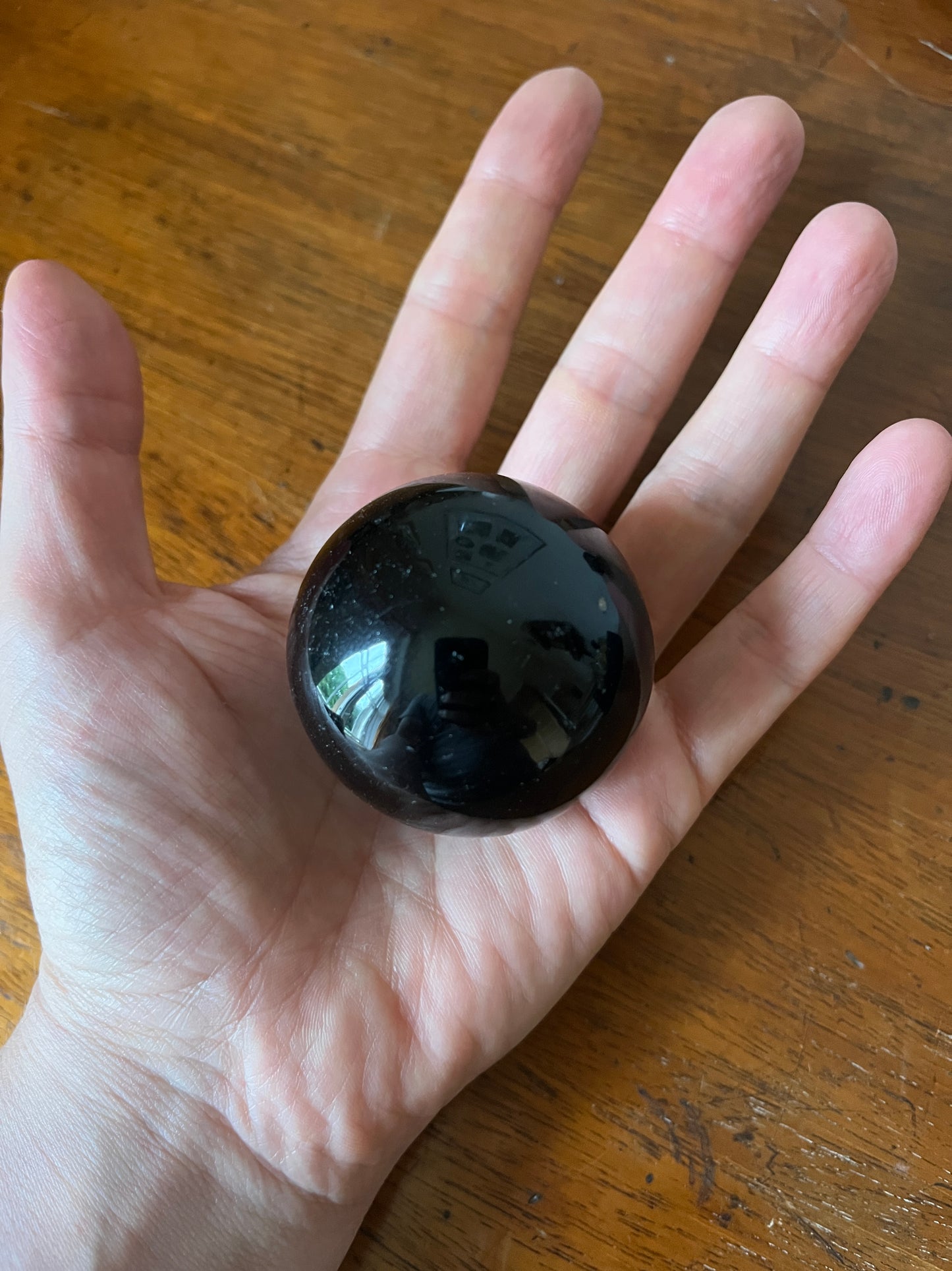 Black Obsidian Sphere