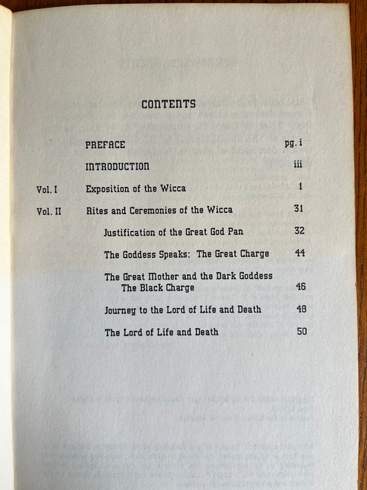 Witchcraft as an Initiatory Path: Vol 1 & 2 - Alexander Sanders (RARE FIRST EDITION ZINE)