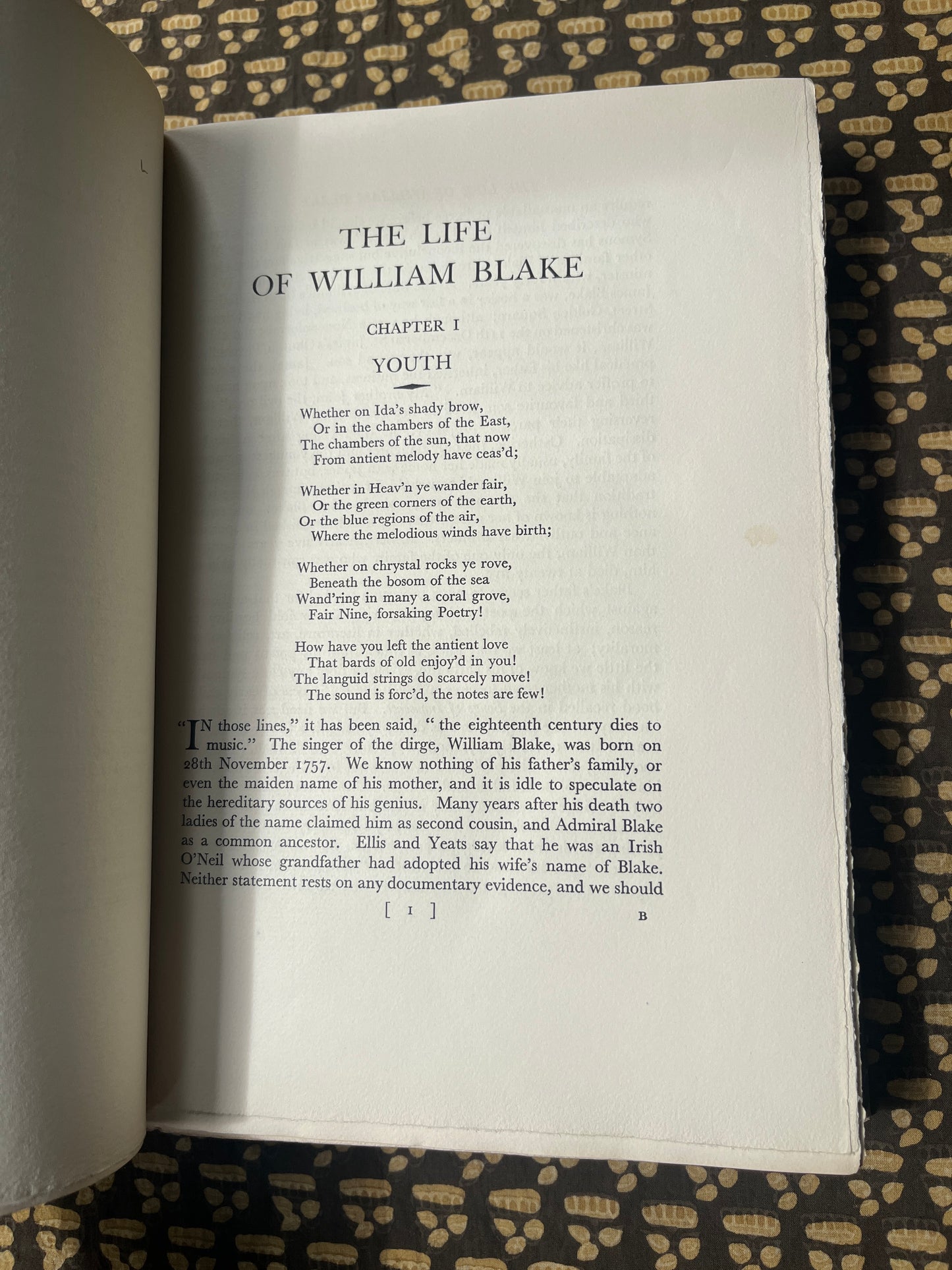The Life of William Blake - Mona Wilson (First Ed, Limited Ed of 1480, this copy no. 1320)