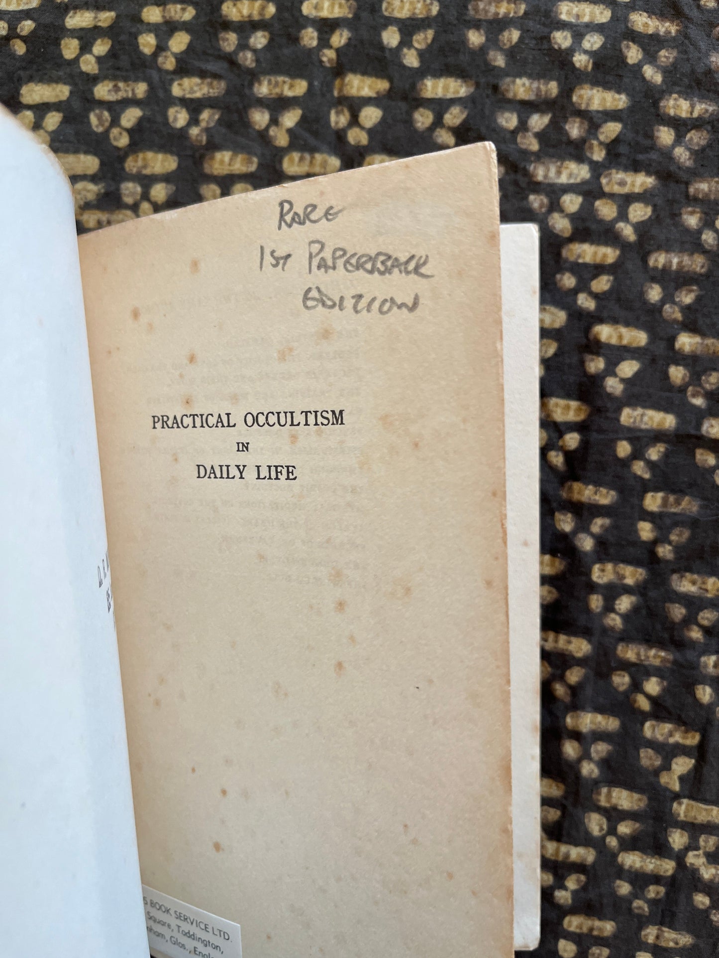 Practical Occultism in Daily Life - Dion Fortune (1966)