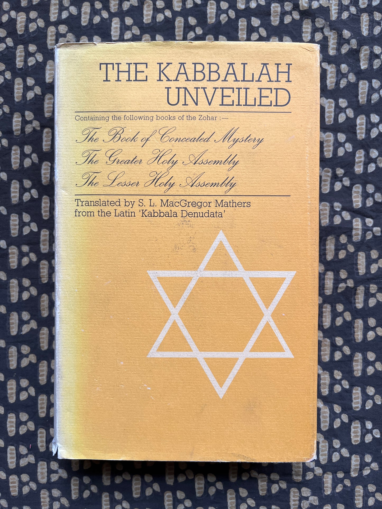 The Kabbalah Unveiled - Zohar Trans. by S L MacGregor Mathers