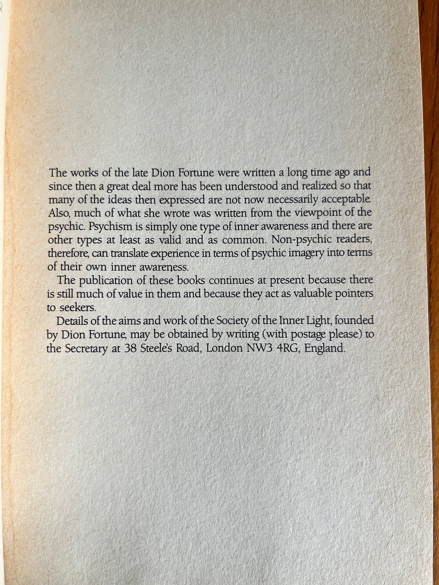 Sane Occultism & Practical Occultism in Daily Life - Dion Fortune