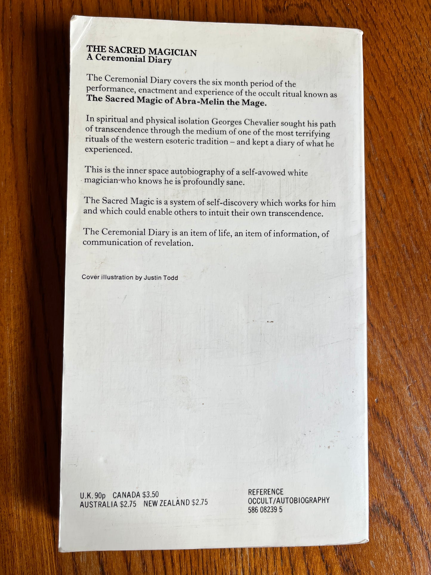 The Sacred Magician: A Ceremonial Diary - Georges Chevalier (First Edition)