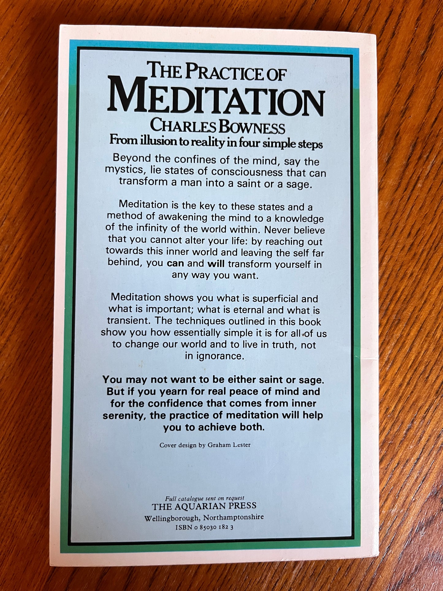 The Practice of Meditation - Charles Bowness