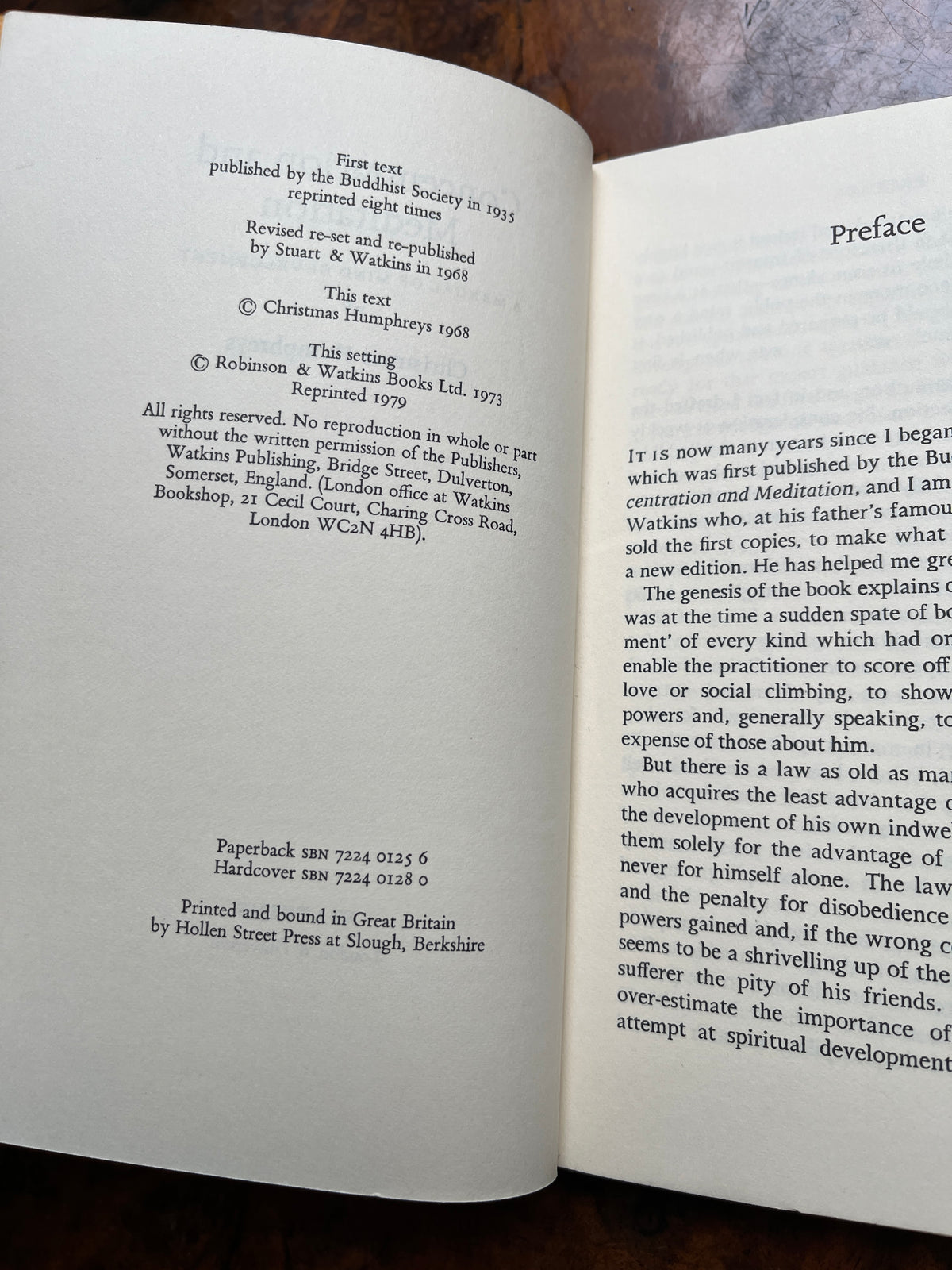 Concentration & Meditation: A Manual of Mind Development - Christmas Humphreys (1973)