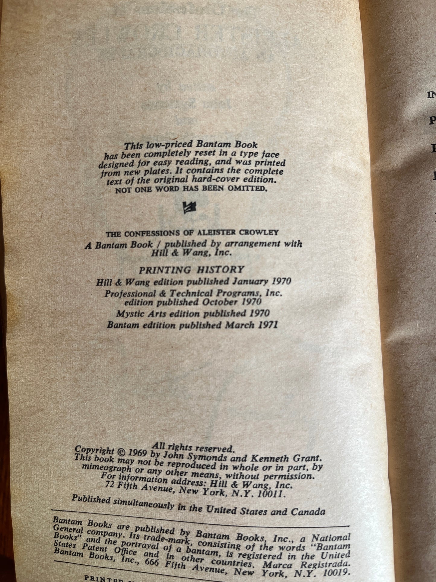 The Confessions of Aleister Crowley - Ed Kenneth Grant & John Symonds