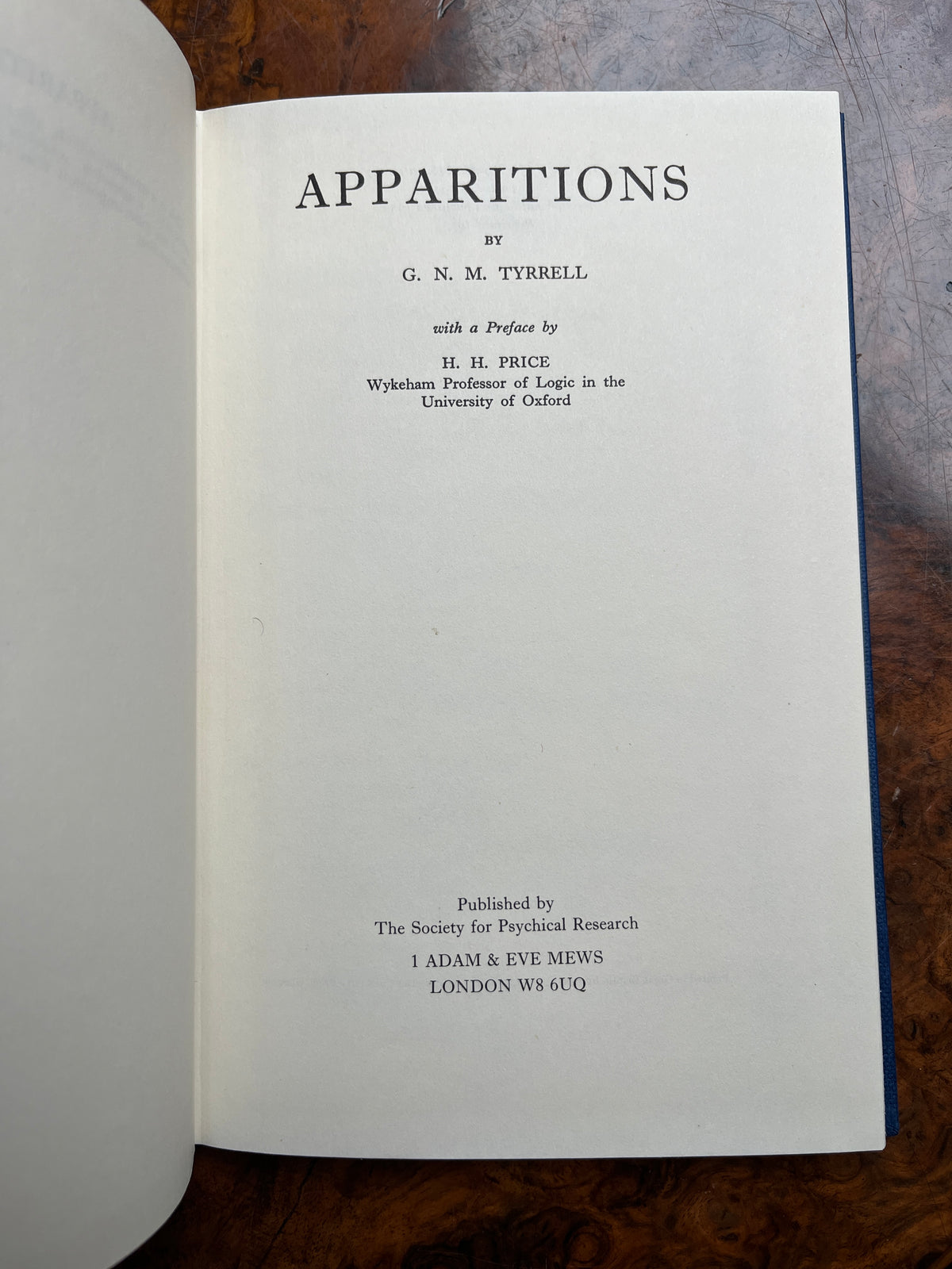 Apparitions - G N M Tyrrell