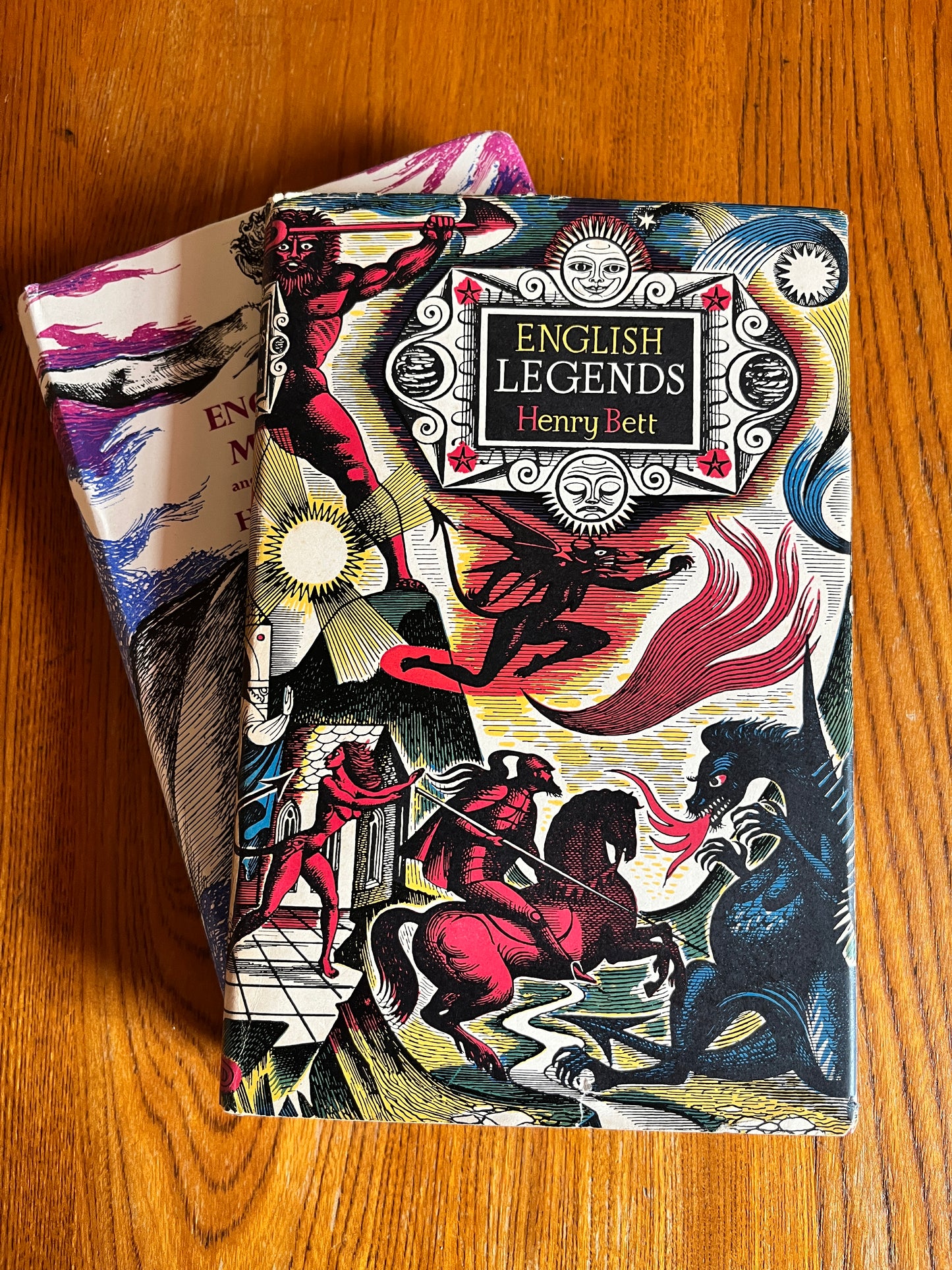 English Myths & English Legends - Henry Bett (2 Books, 1 First Edition)