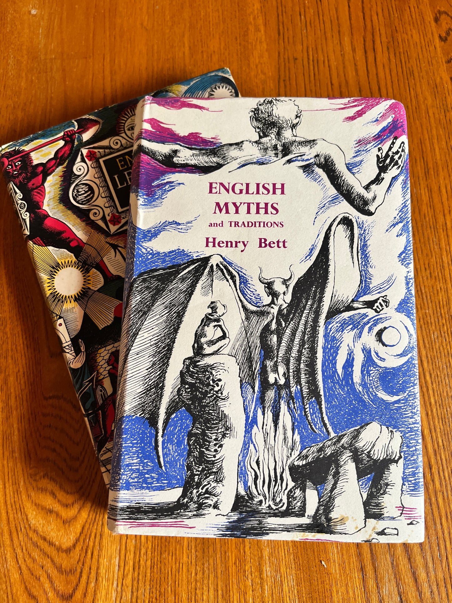 English Myths & English Legends - Henry Bett (2 Books, 1 First Edition)