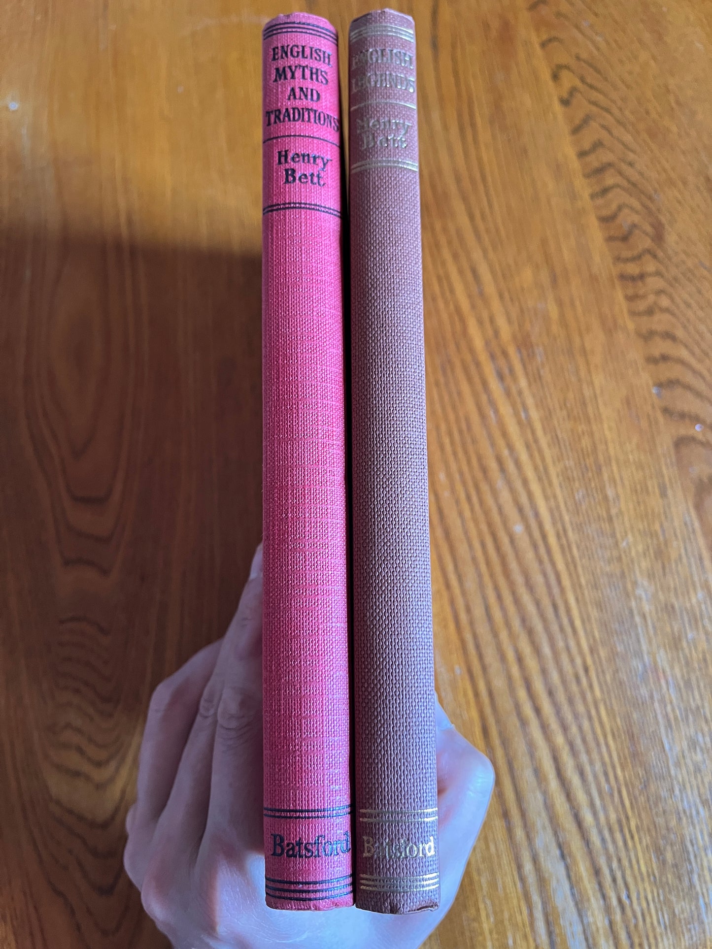 English Myths & English Legends - Henry Bett (2 Books, 1 First Edition)
