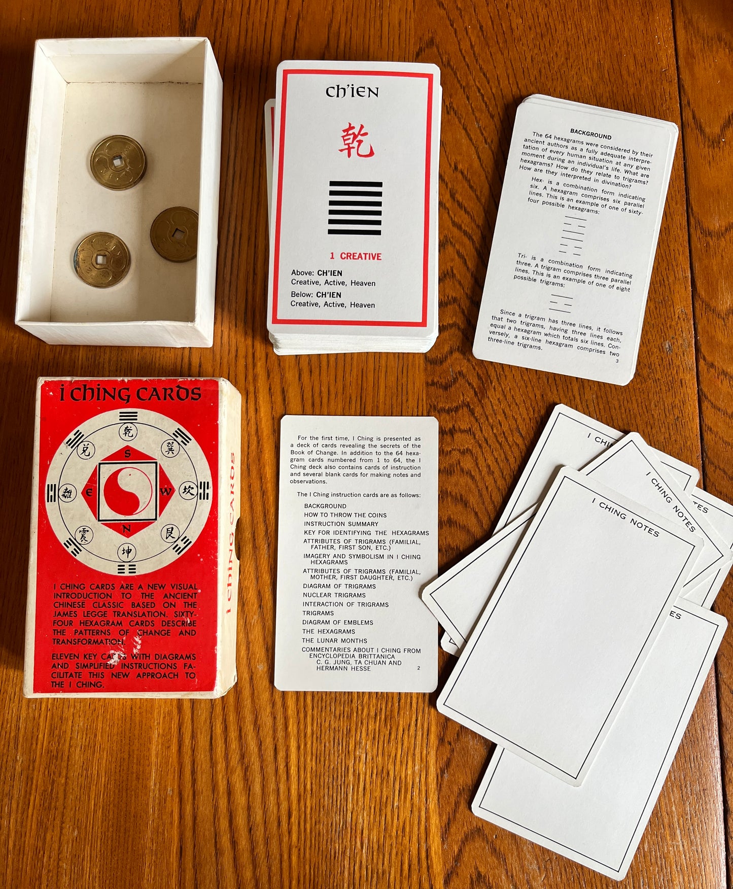 I Ching Deck and Book: The I Ching Workbook - R L Wing