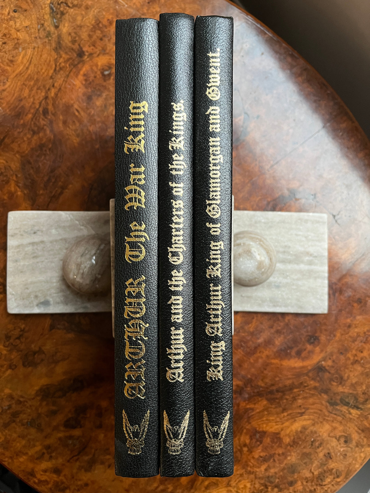 Arthurian Trilogy (3 Vols) - Alan Wilson & A.T. Blackett (1980–1982 First Editions, Rare Presentation Bindings)