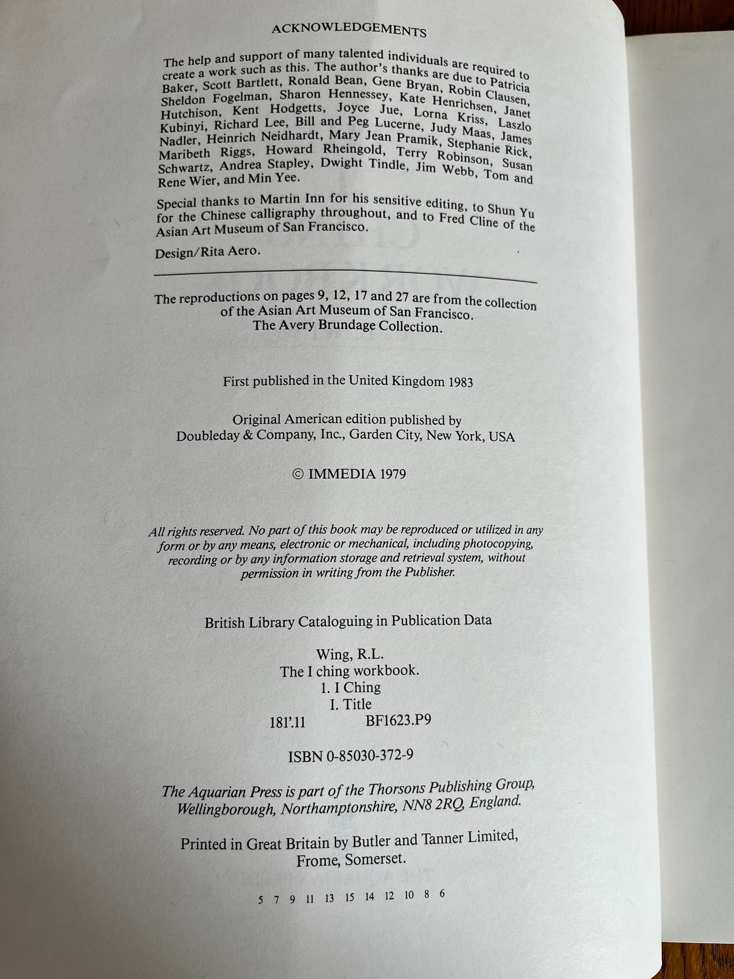 I Ching Deck and Book: The I Ching Workbook - R L Wing