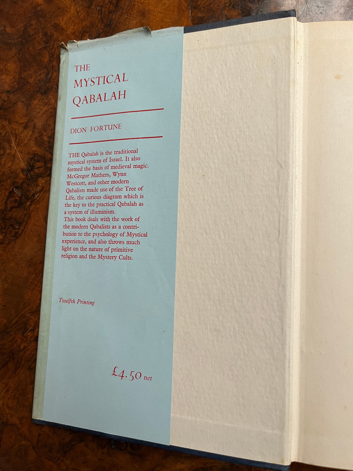The Mystical Qabalah - Dion Fortune (1976 Hardback)
