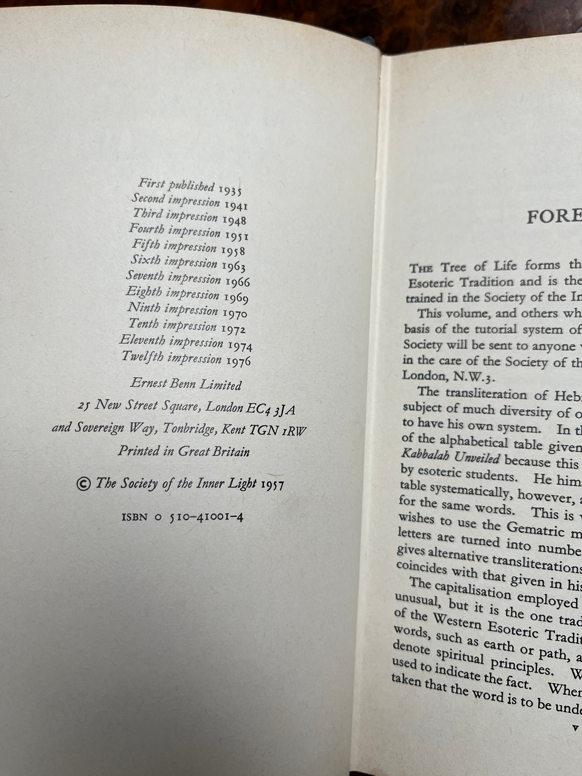 The Mystical Qabalah - Dion Fortune (1976 Hardback)
