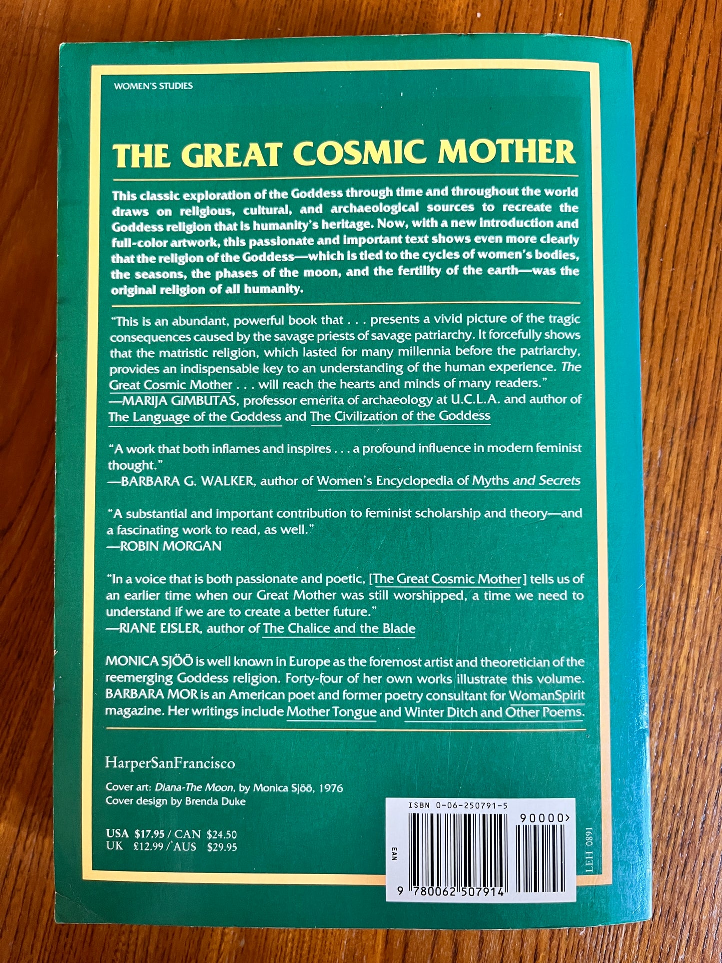 The Great Cosmic Mother: Rediscovering the Religion of the Earth - Monica Sjöö & Barbara Mor