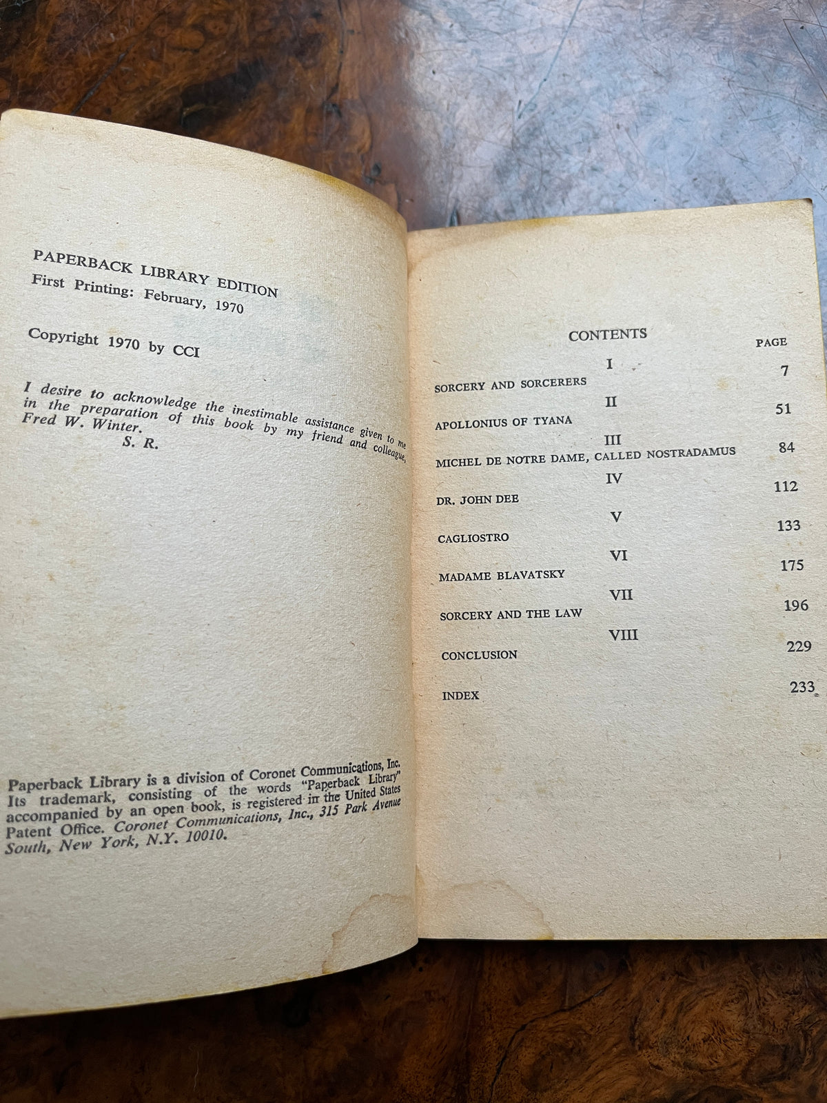 The Romance of Sorcery - Sax Rohmer (1970 First Edition)