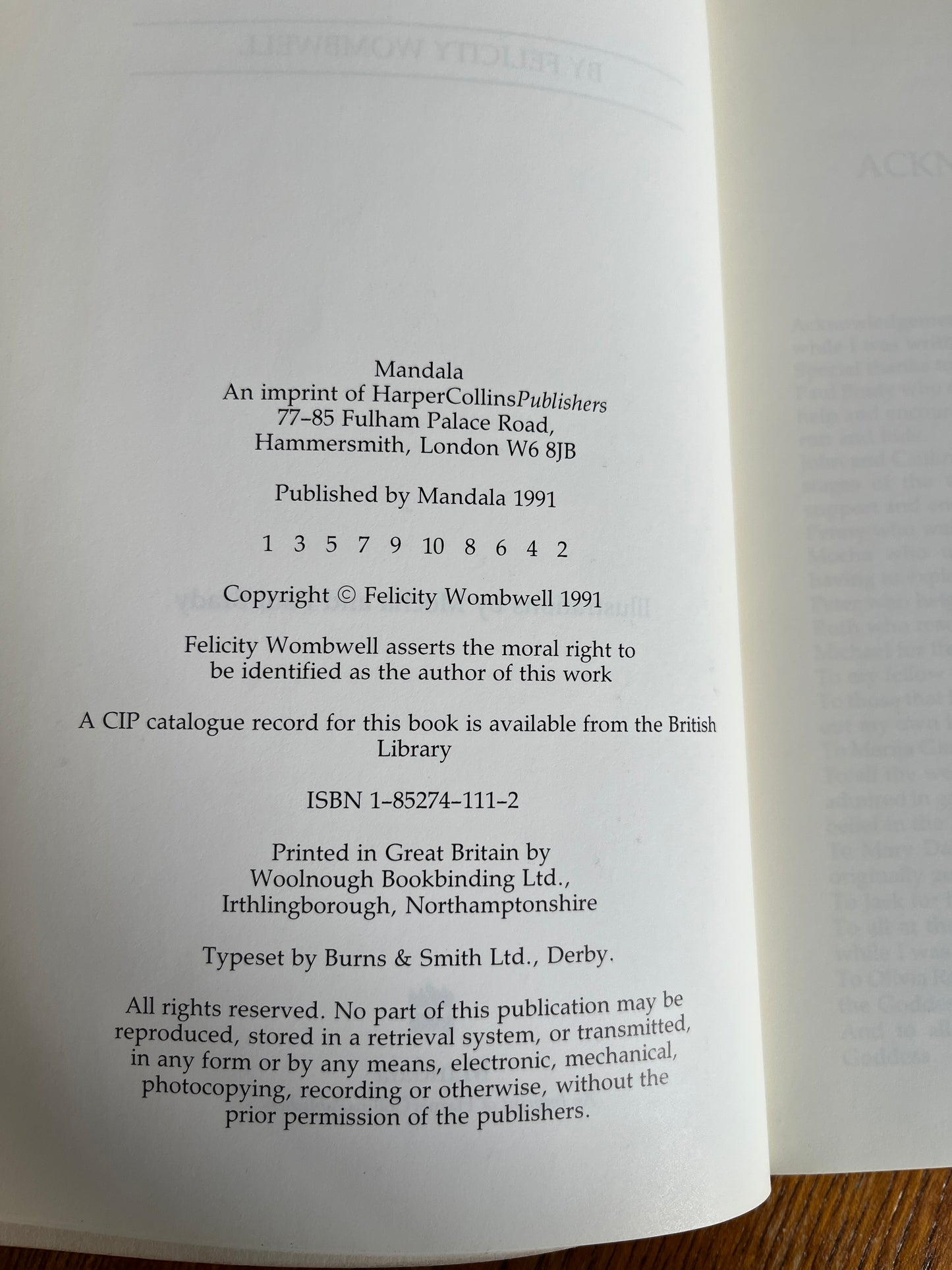The Goddess Changes - Felicity Wombwell (First Edition)