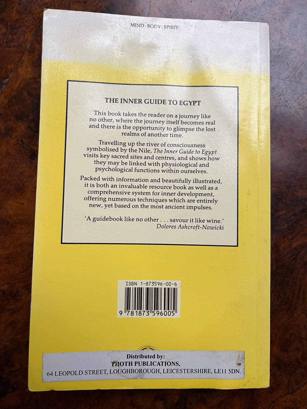 The Inner Guide to Egypt - Alan Richardson & B Walker-John (First Edition)