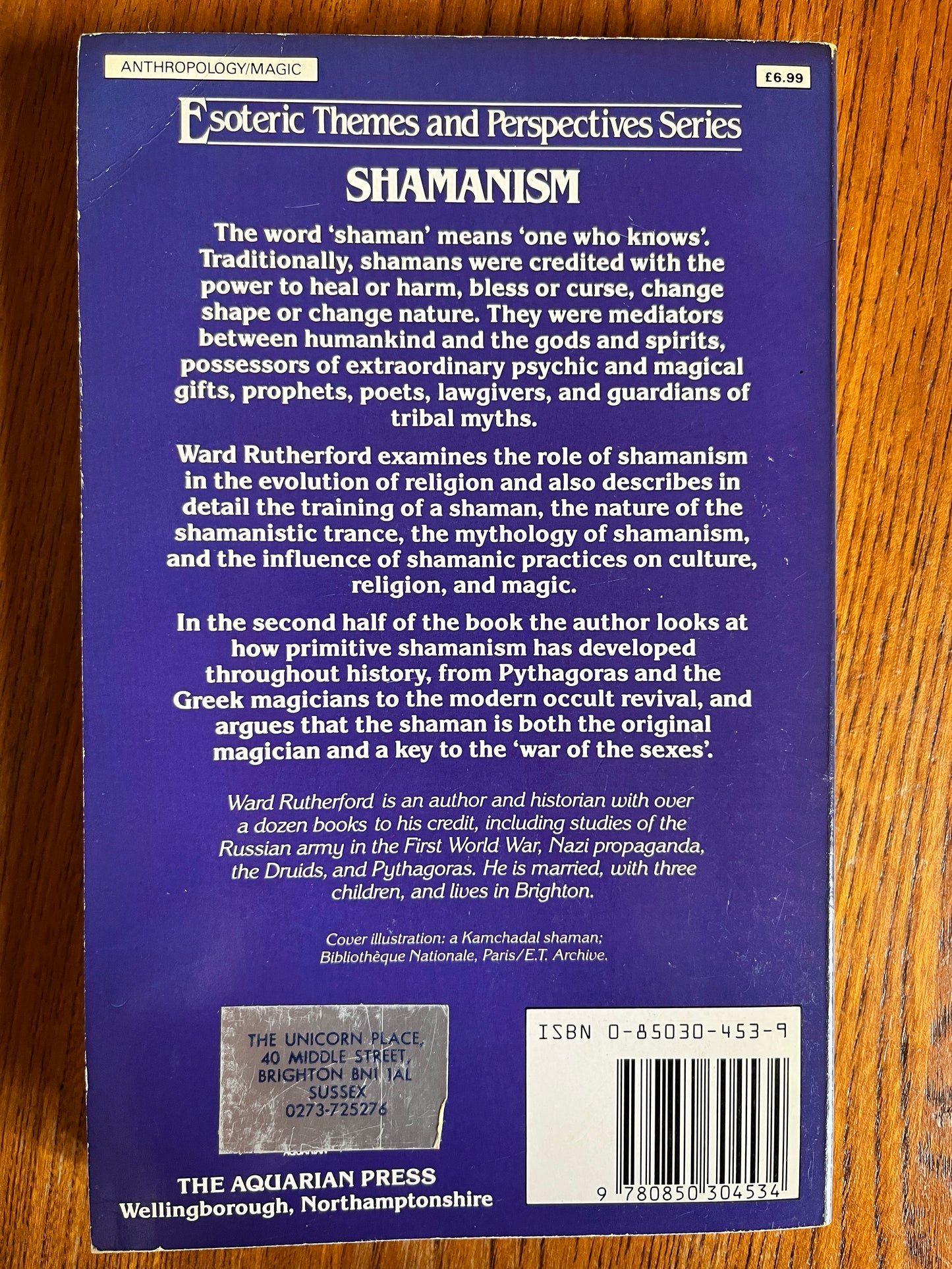 Shamanism: The Foundation of Magic - Ward Rutherford (First Edition)