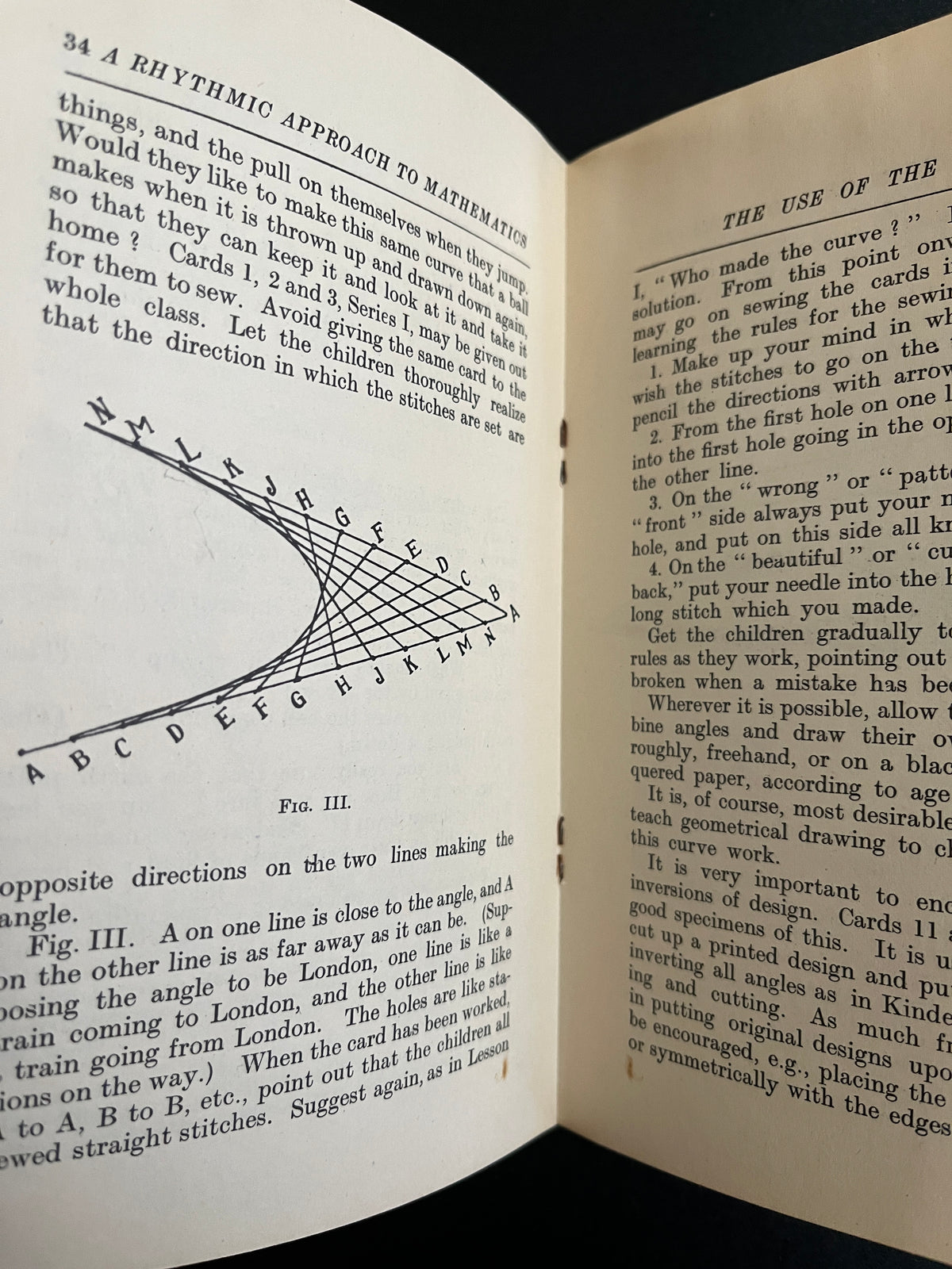 A Rhythmic Approach to Mathematics - Edith L Somervell (1940s RARE)