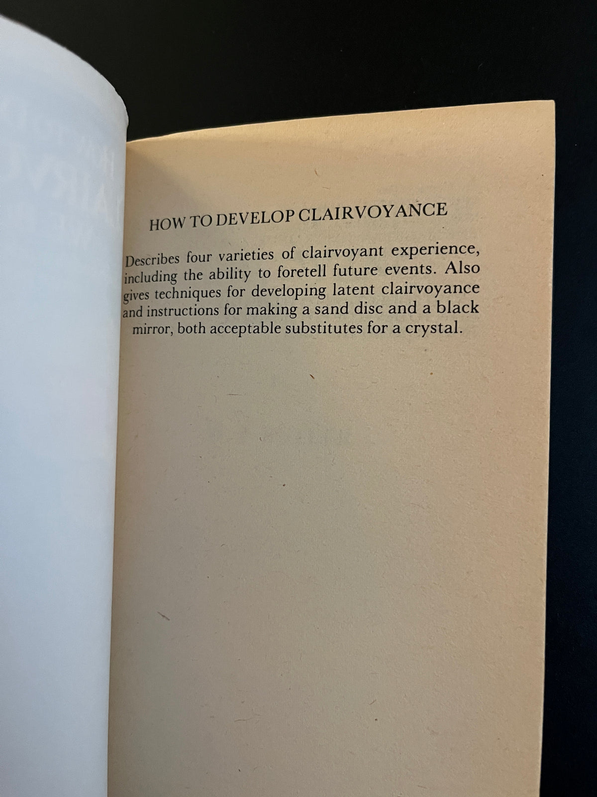 How to Develop Clairvoyance - W. E. Butler