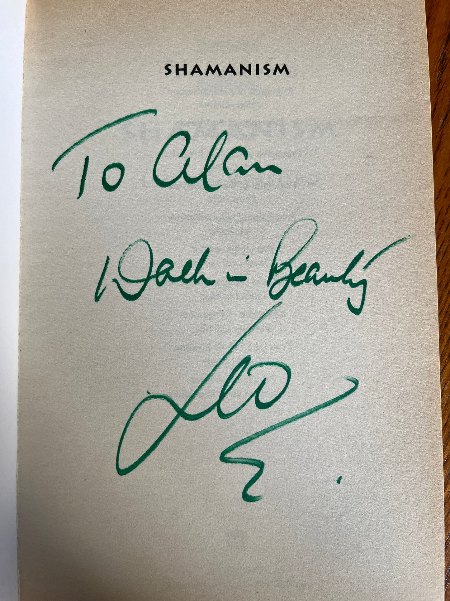 Principles of Shamanism - Leo Rutherford (SIGNED First Edition)