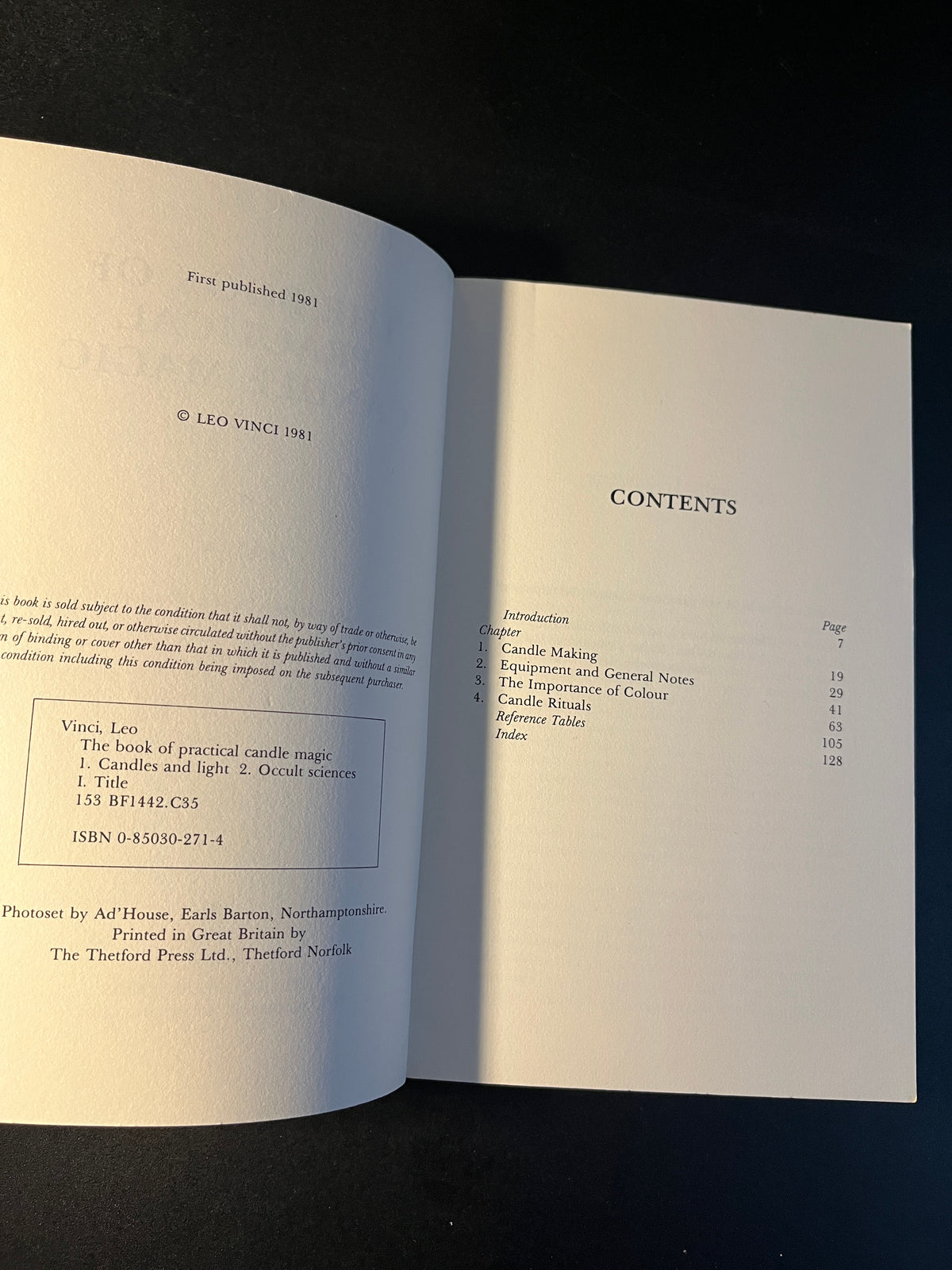 The Book of Practical Candle Magic - Leo Vinci (First Edition)