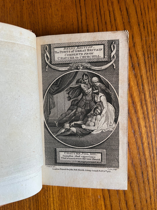 Bell’s the Poets of Great Britain - Chaucer (1787)
